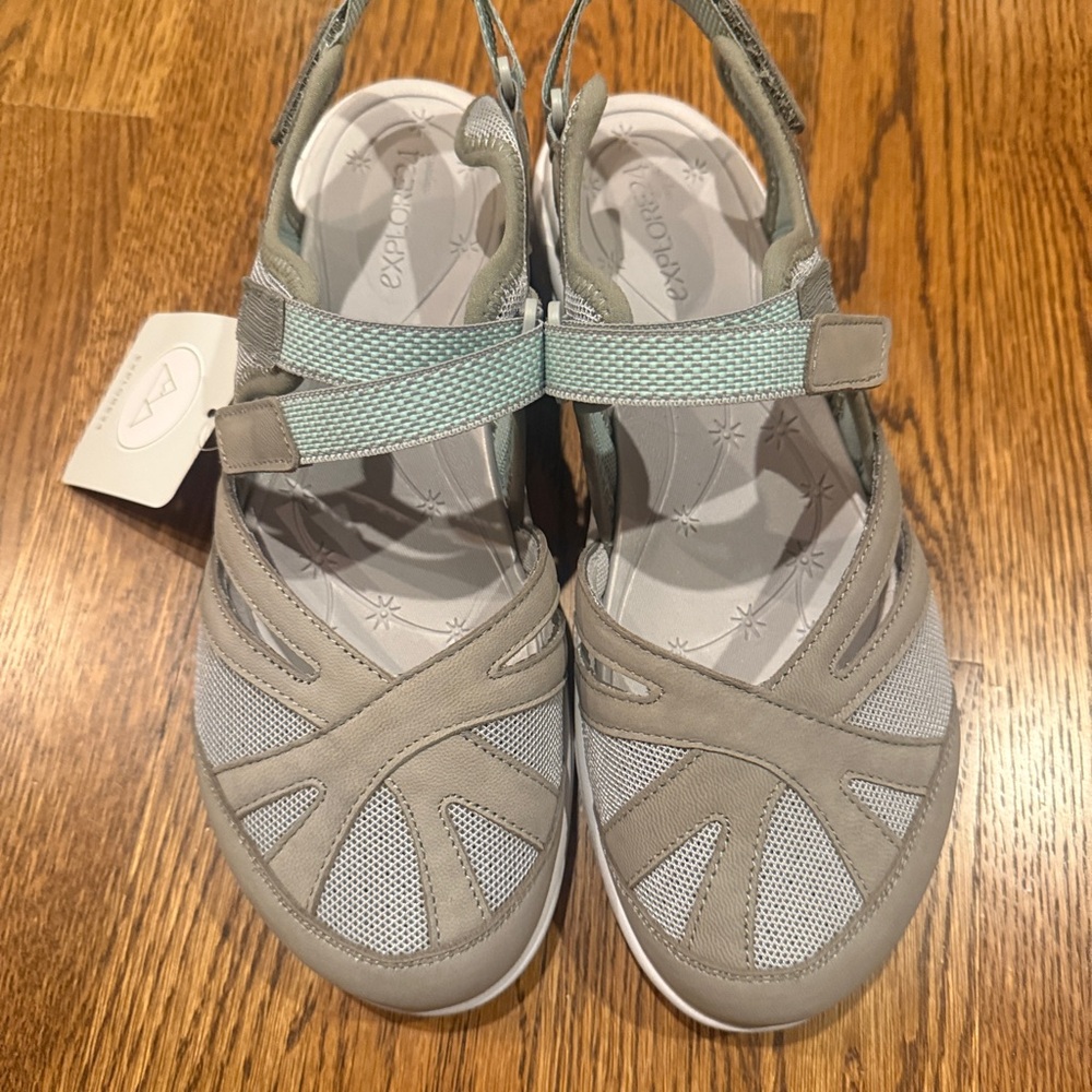 NWT Easy Spirit Explore 24 Women's Sandals with back strap 9.5